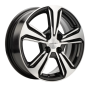 Легковой диск Khomen Wheels KHW1502 6x15 4x100 ET46 54,1 Black-FP